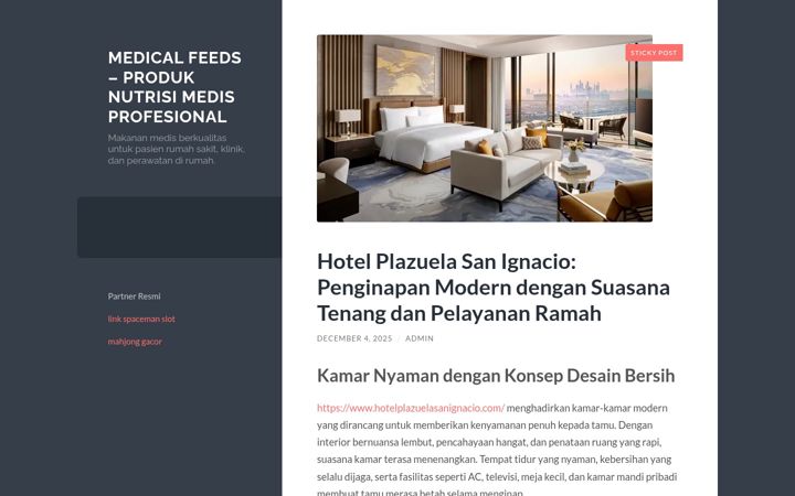 Captura de pantalla de medical-feeds.com