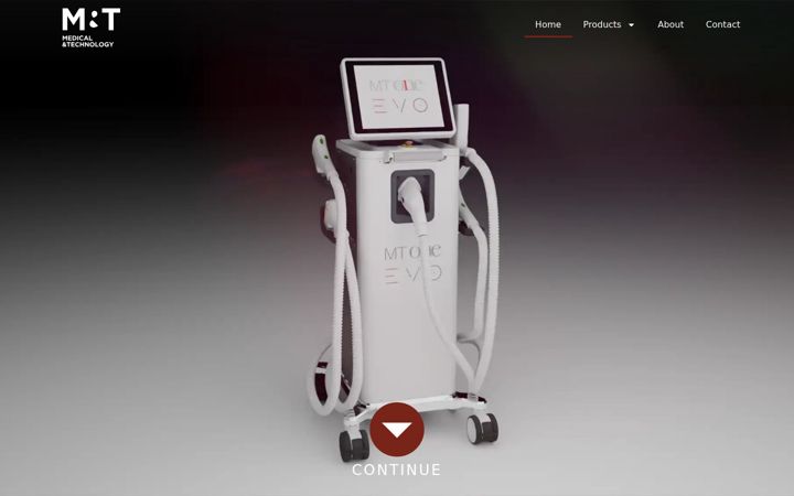 Screenshot von medical-technology.it