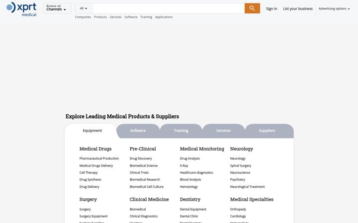 Screenshot of medical-xprt.com