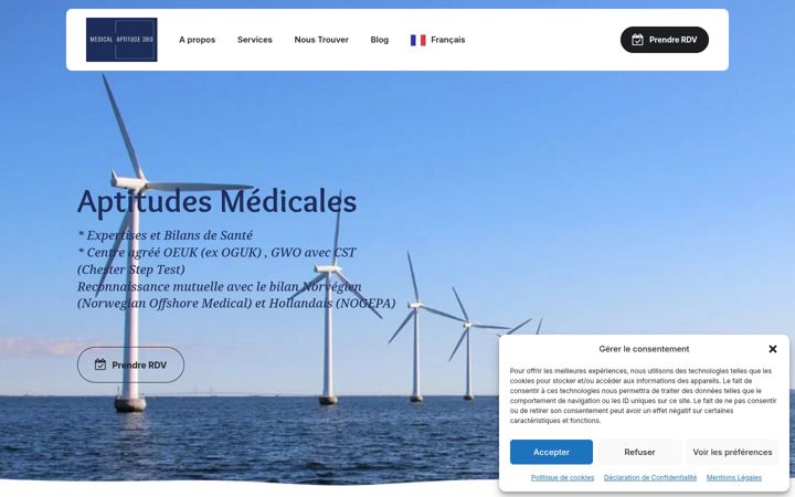 Screenshot of medicalaptitude360.com