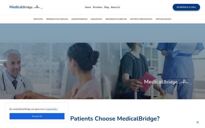 Screenshot of medicalbridgecare.com