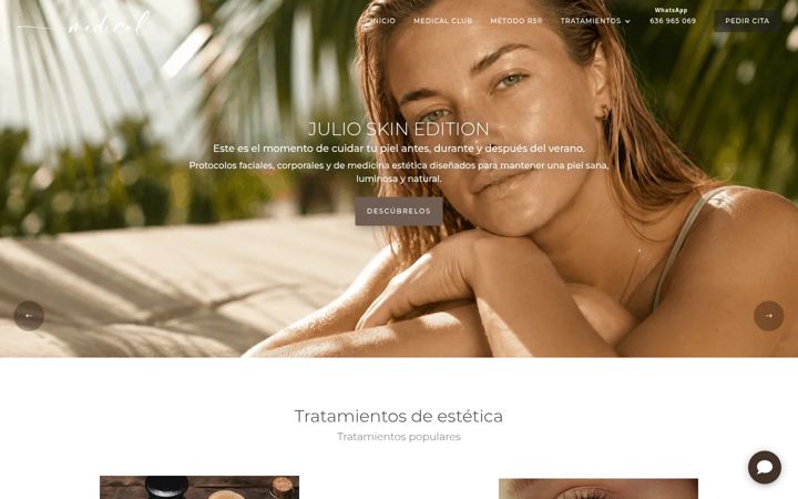 Captura de pantalla de medicalclub-benidorm.es