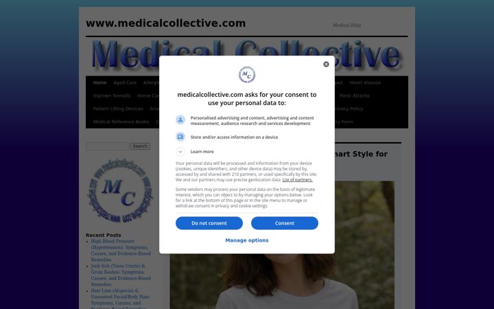 Screenshot of medicalcollective.com