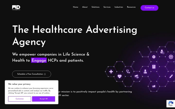 Screenshot of medicaldigitals.com