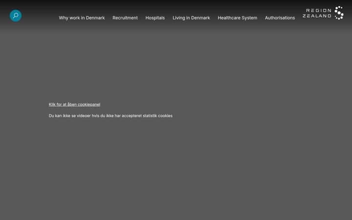 Screenshot of medicaljobsdenmark.com