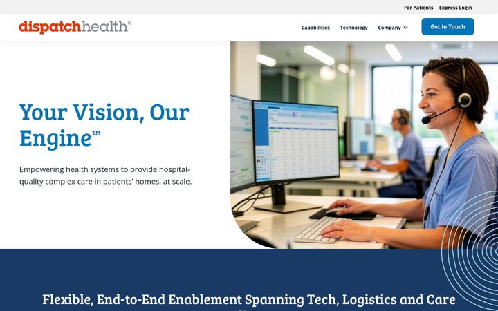 Screenshot of medicallyhome.com