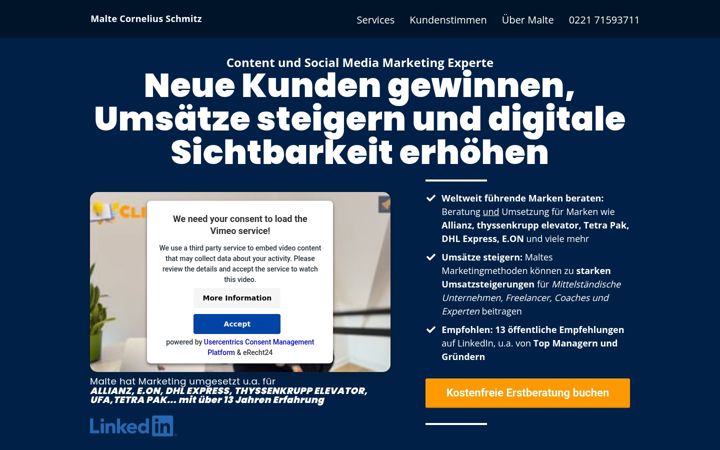 Screenshot of medicalmarketingmentorship.com