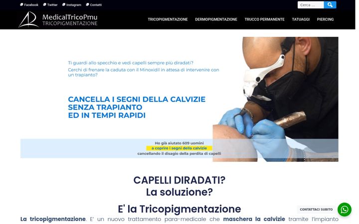 Ekraanipilt saidist medicaltricopmu.it