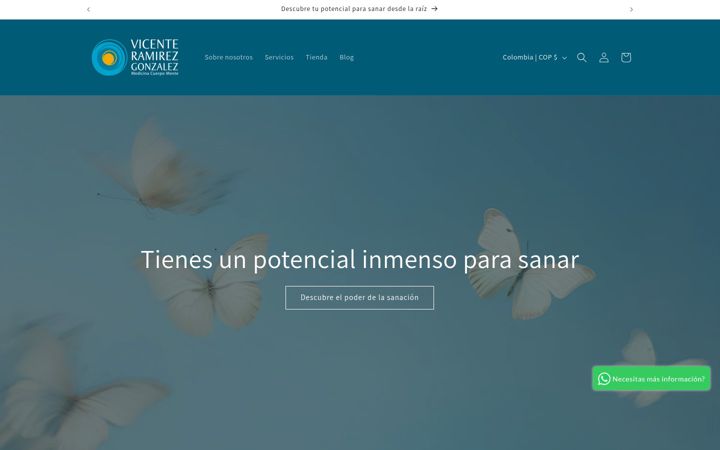 Screenshot of medicinacuerpomente.com