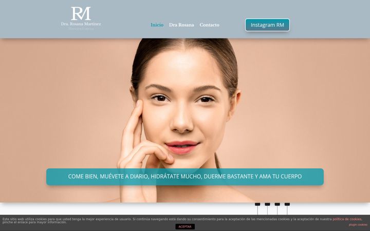 Screenshot of medicinaesteticarm.com