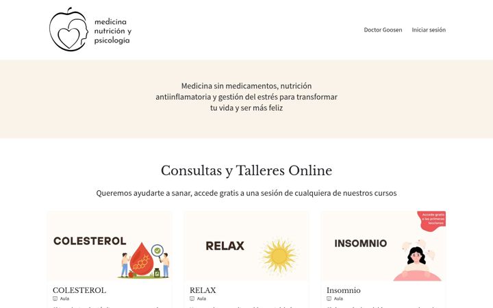 Screenshot of medicinanutricionypsicologia.com