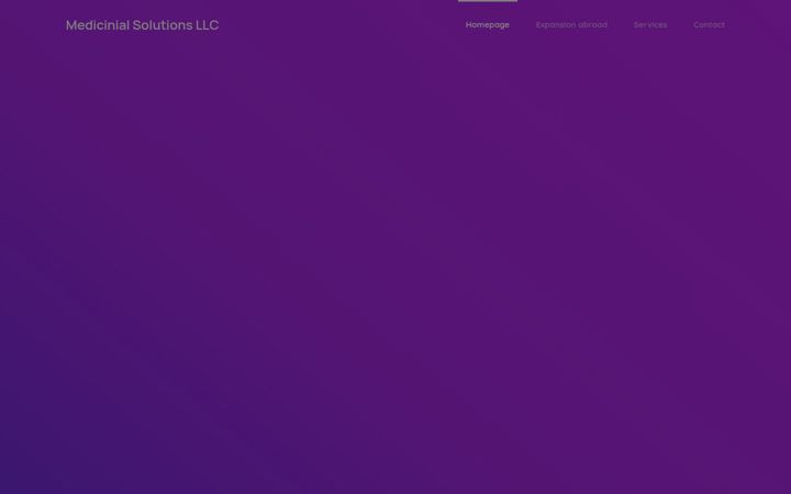 Screenshot of medicinialsolutions.com