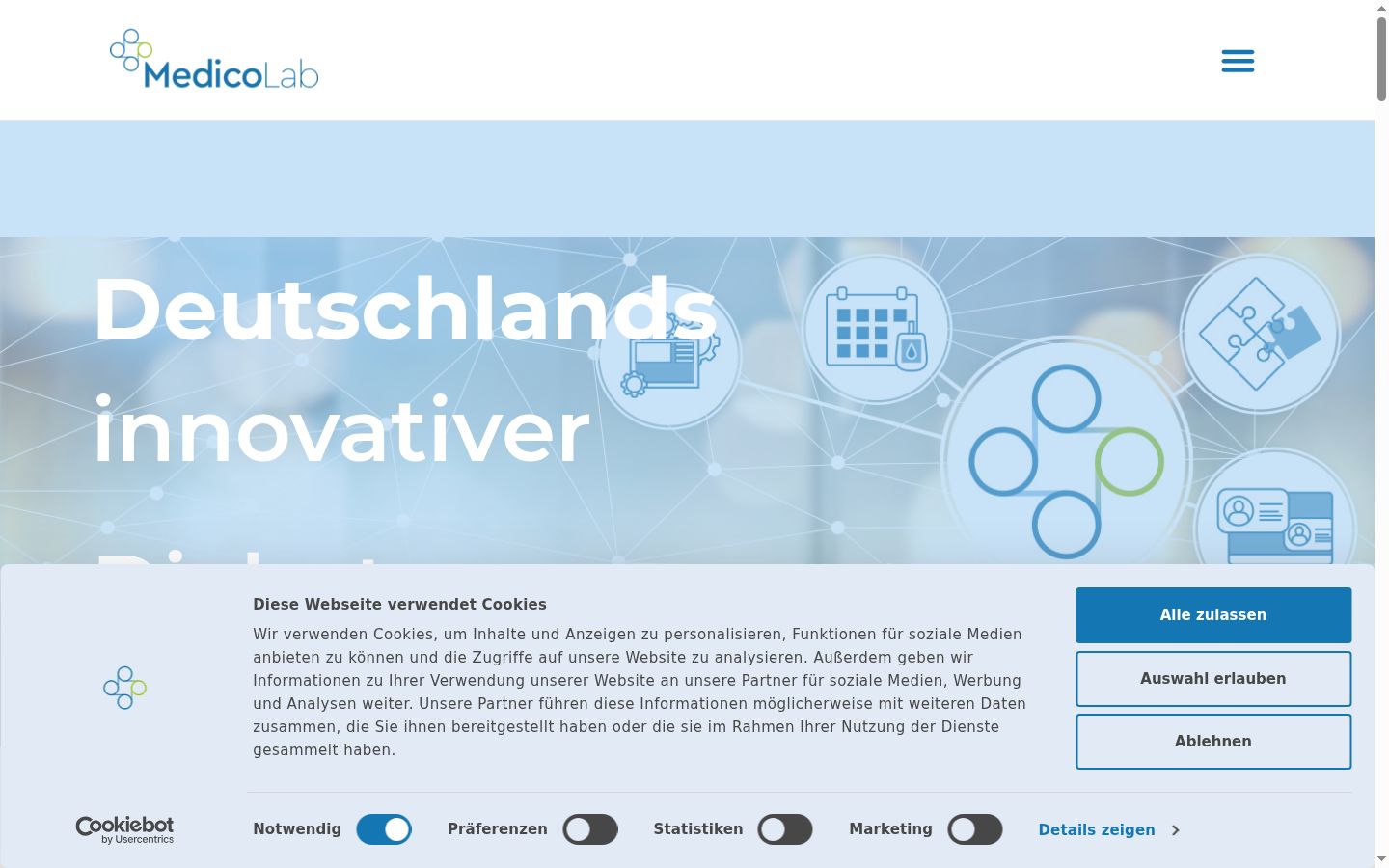 Screenshot tal-banner tal-kunsens muri qabel kwalunkwe interazzjoni
