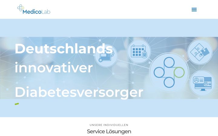 Screenshot ta' medico-lab.de