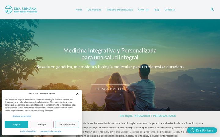 Screenshot of medicoantienvejecimiento.com