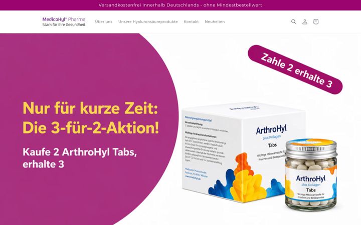 Screenshot of medicohyl.de