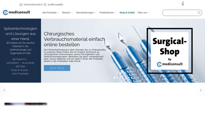 Screenshot of mediconsult.at