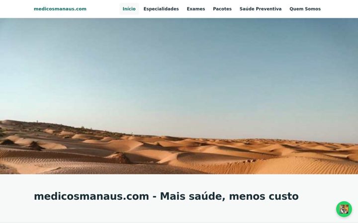 Screenshot of medicosmanaus.com