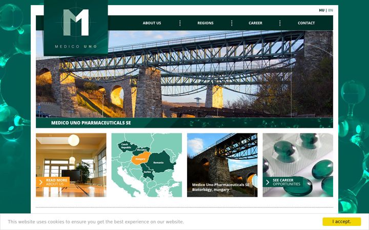 Screenshot of medicouno.com