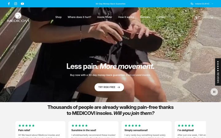 Screenshot of medicovi.com