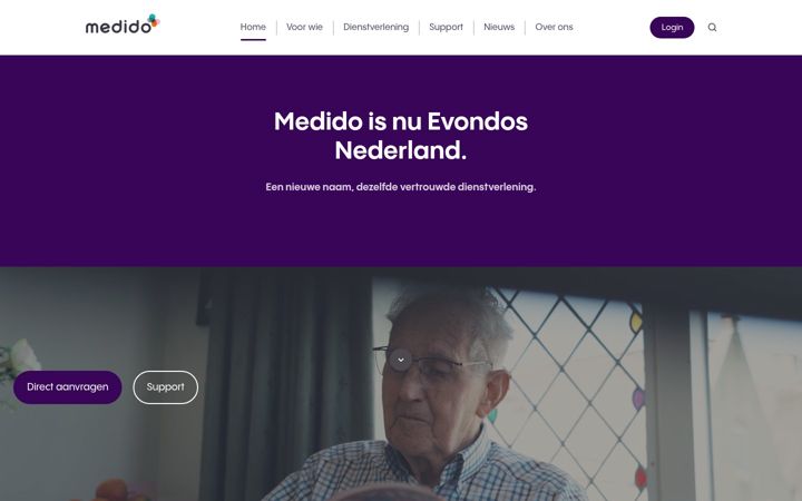 Screenshot of medido.com