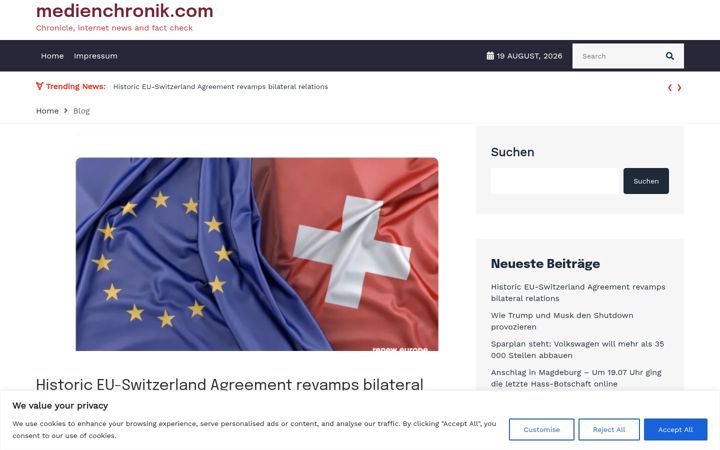 Screenshot of medienchronik.com