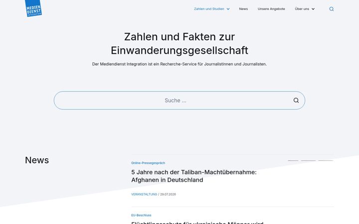 Képernyőkép: mediendienst-integration.de