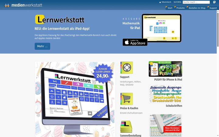 Screenshot ta' medienwerkstatt-online.de