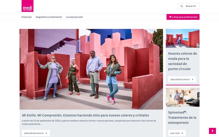 Screenshot of mediespana.com
