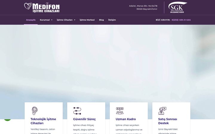 Screenshot of medifonisitme.com