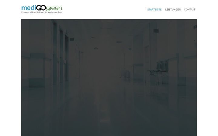 Screenshot of medigogreen.com