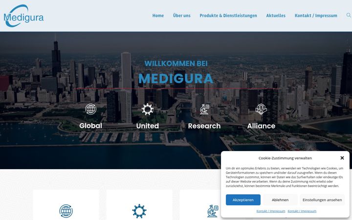 Screenshot of medigura.com