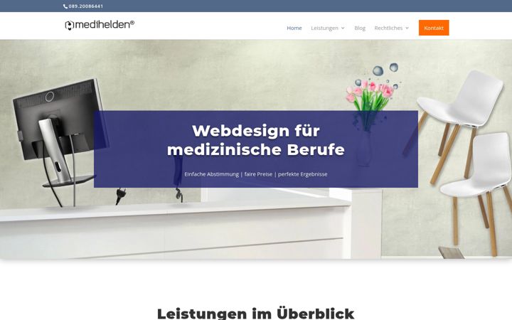 Screenshot di medihelden.de