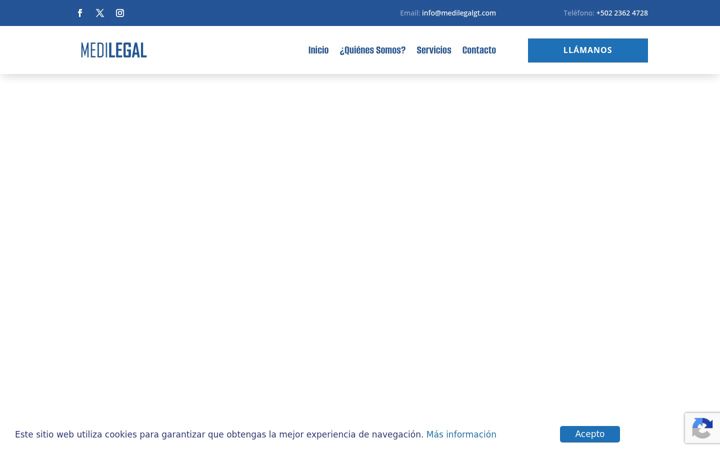 Screenshot of medilegalgt.com