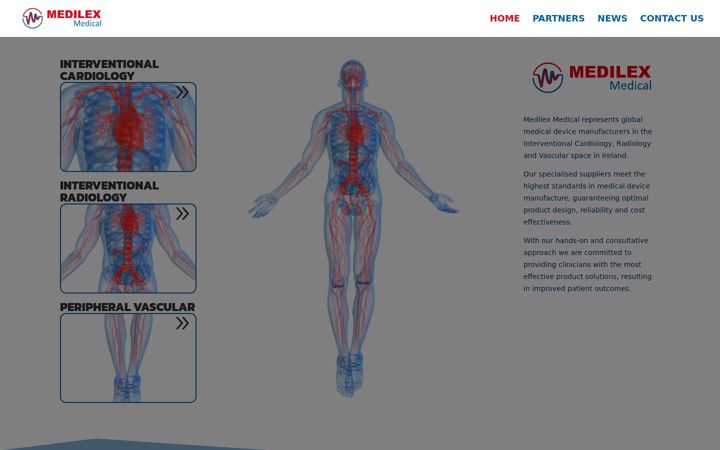 Screenshot of medilexmedical.com