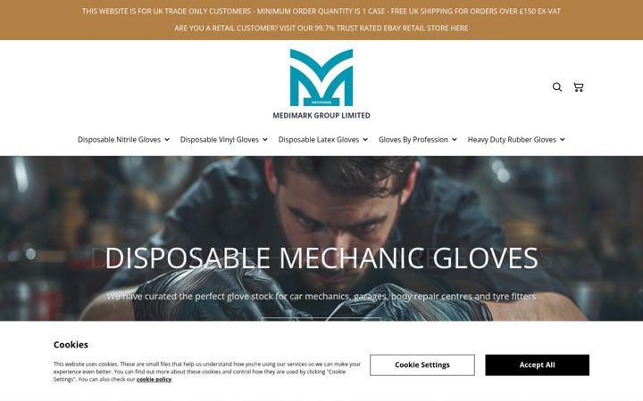 Screenshot of medimarkgroup.com