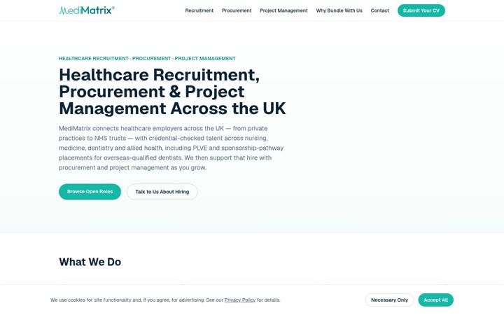 Screenshot of medimatrixrps.com