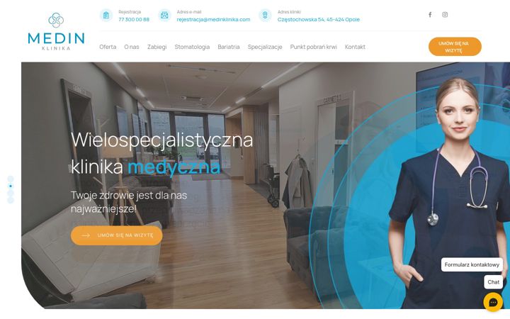 Screenshot of medinklinika.com
