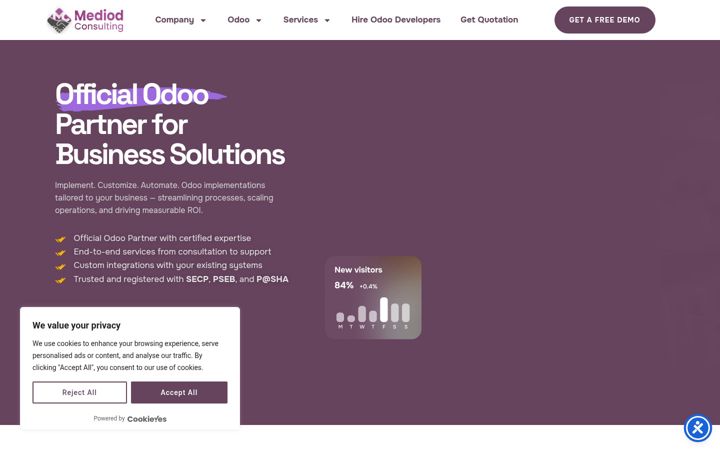 Screenshot of mediodconsulting.com