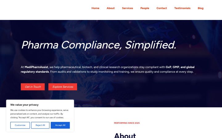 Screenshot of medipharmassist.com
