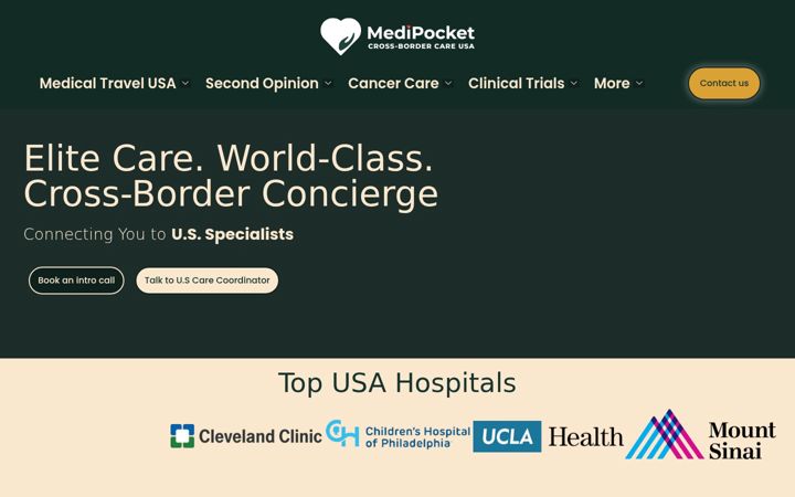 Screenshot of medipocketusa.com