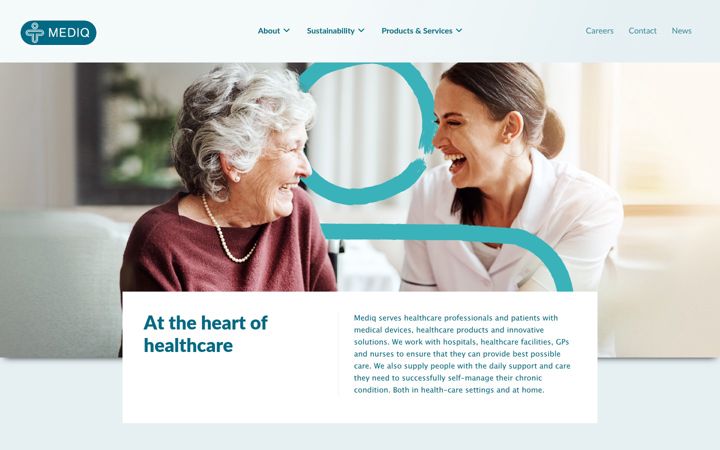 Screenshot of mediq.com