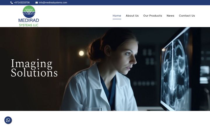 Screenshot of mediradsystems.com