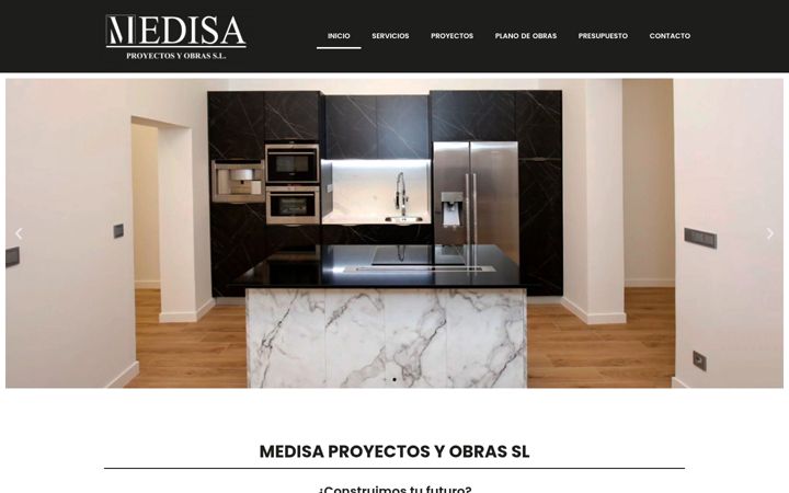Screenshot of medisaobras.com