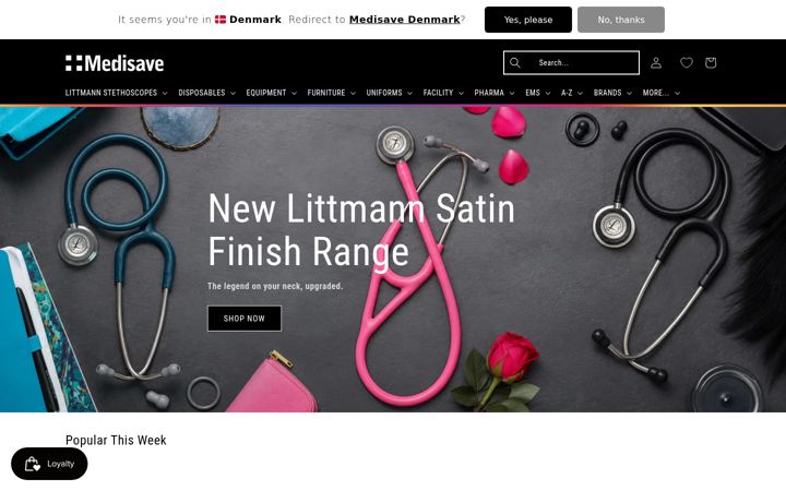 Screenshot ta' medisave.co.uk