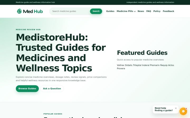 Snímek obrazovky medistorehub.com