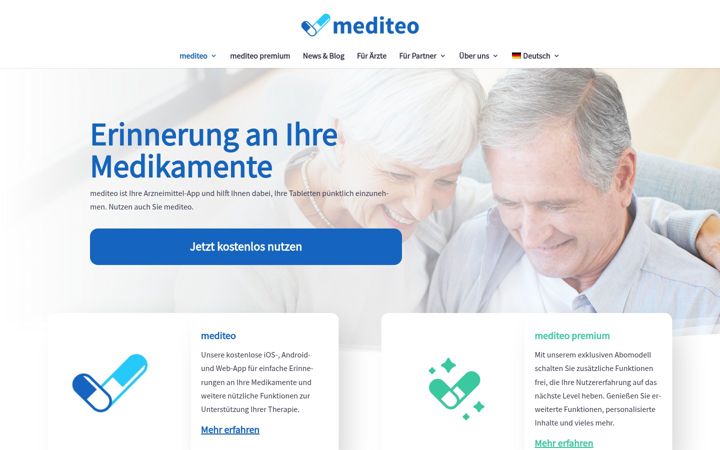Screenshot of mediteo.com