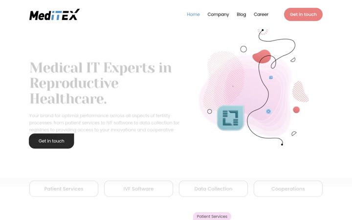 Screenshot of meditex.cloud