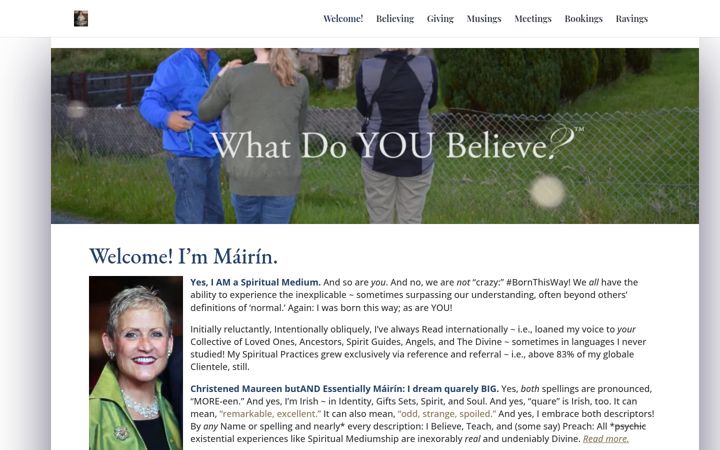Screenshot of mediumforgood.com