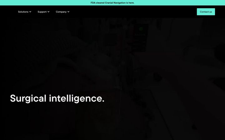 Screenshot of medivis.com